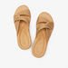 Le Confort Embellished Slide Sandals with Cross-Over Straps-Women%27s Flat Sandals-thumbnailMobile-2