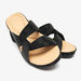 Le Confort Embellished Slide Sandals with Cross-Over Straps-Women%27s Flat Sandals-thumbnail-5
