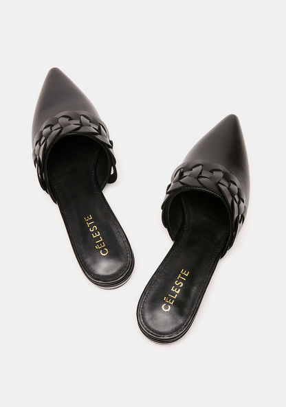 Celeste Women's Strap Accent Slip-On Mules-Women%27s Casual Shoes-image-1