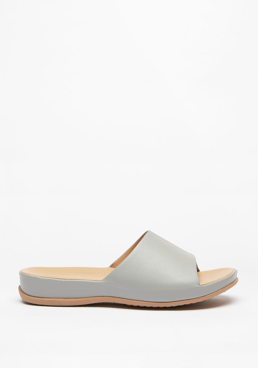 Le Confort Open Toe Slip-On Sandals-Women%27s Flat Sandals-image-2