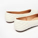 Celeste Women's Quilted Square Toe Slip-On Ballerina Shoes-Women%27s Ballerinas-thumbnail-2