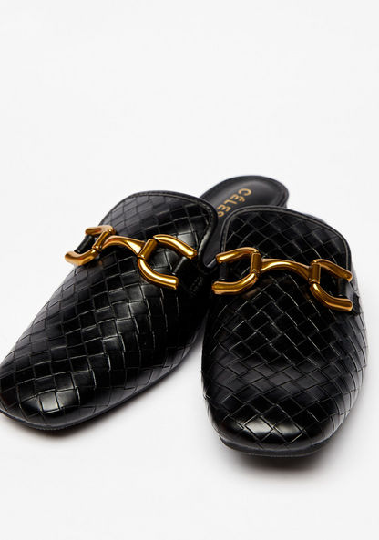 Celeste Women's Weave Slip-on Mules-Women%27s Casual Shoes-image-3