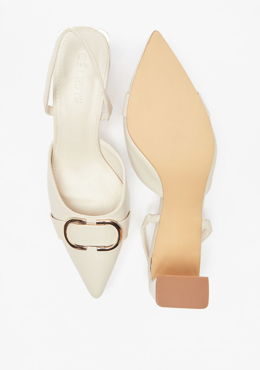 Celeste Women's Block Heel Sandals with Slingback-Women%27s Heel Shoes-image-3