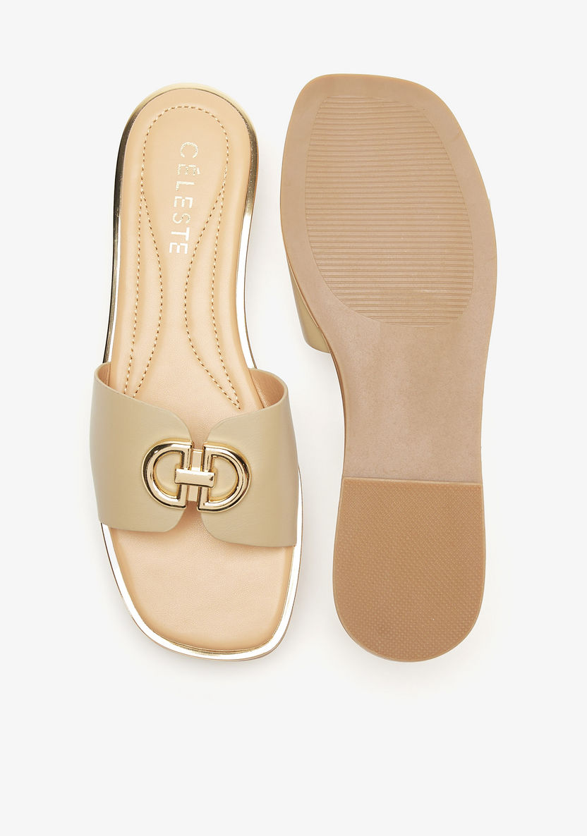 Celeste Women's Slip-On Slide Sandals-Women%27s Flat Sandals-image-3