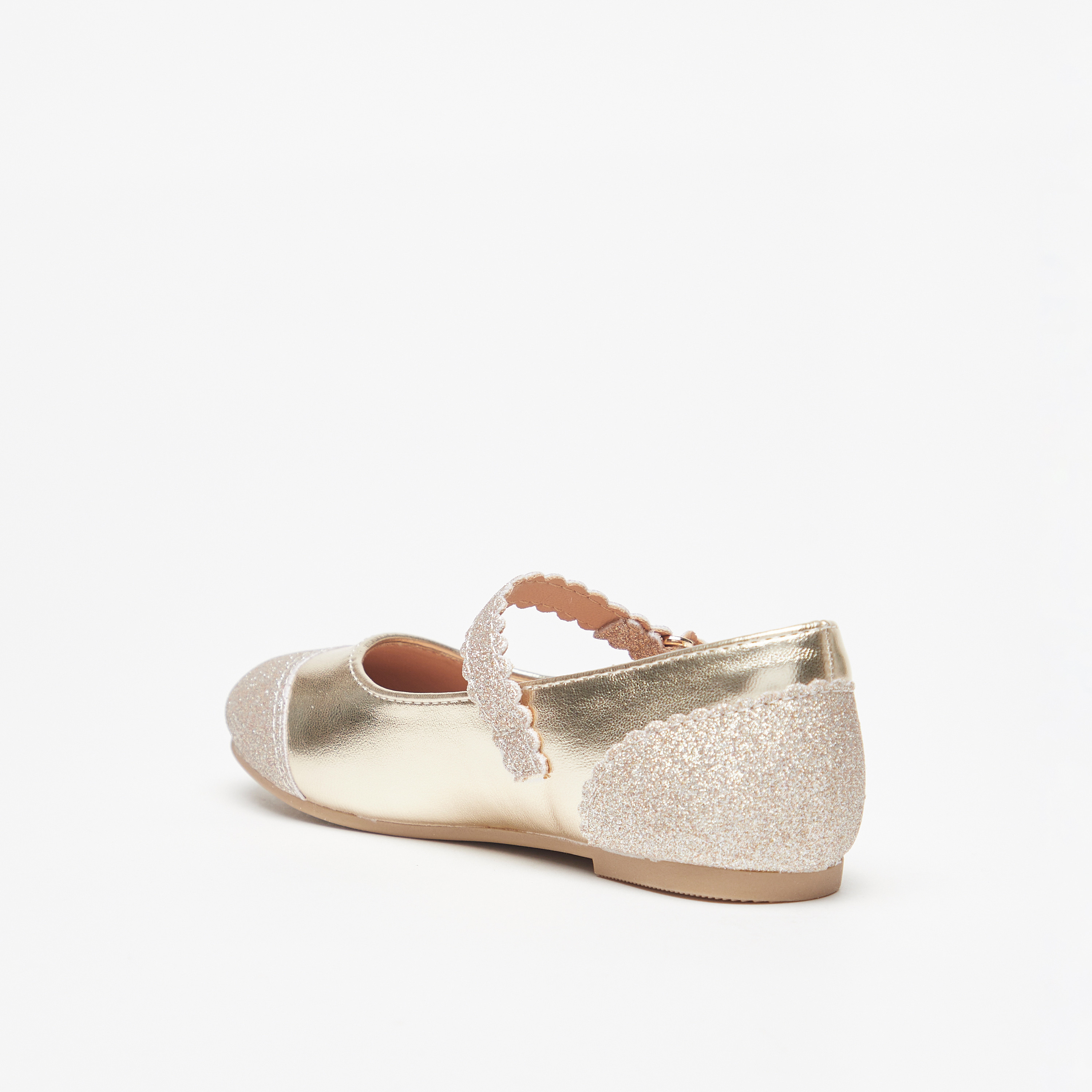 حذاء باليرينا بارز الملمس بشريط إغلاق من جونيورز-girls-shoes-maryjanes-image-2