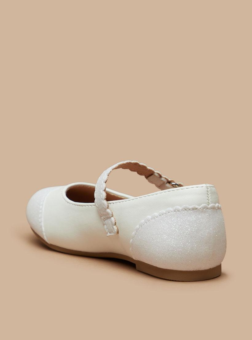 حذاء باليرينا بارز الملمس بشريط إغلاق من جونيورز-girls-shoes-maryjanes-image-2