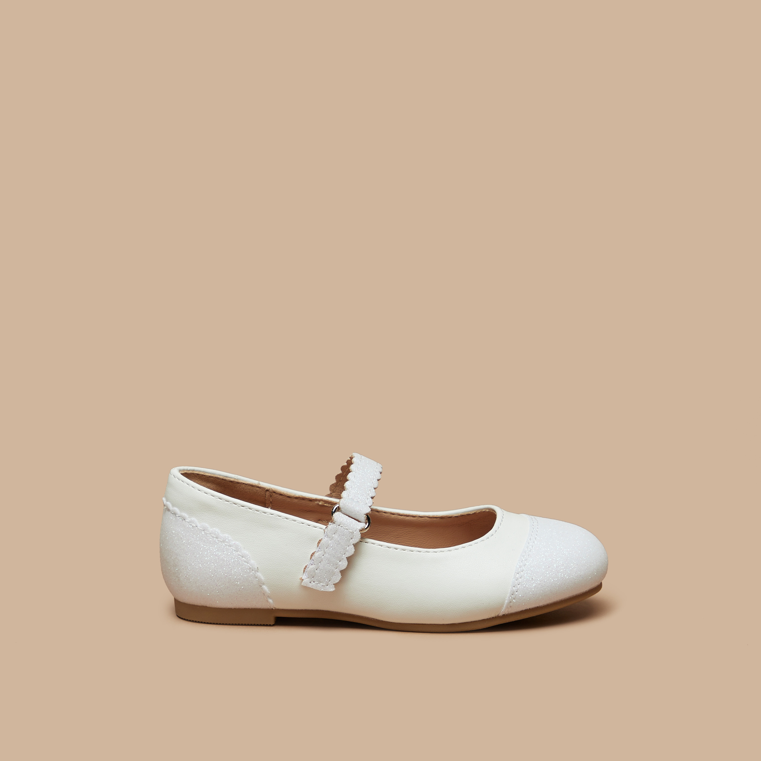 حذاء باليرينا بارز الملمس بشريط إغلاق من جونيورز-girls-shoes-maryjanes-image-3