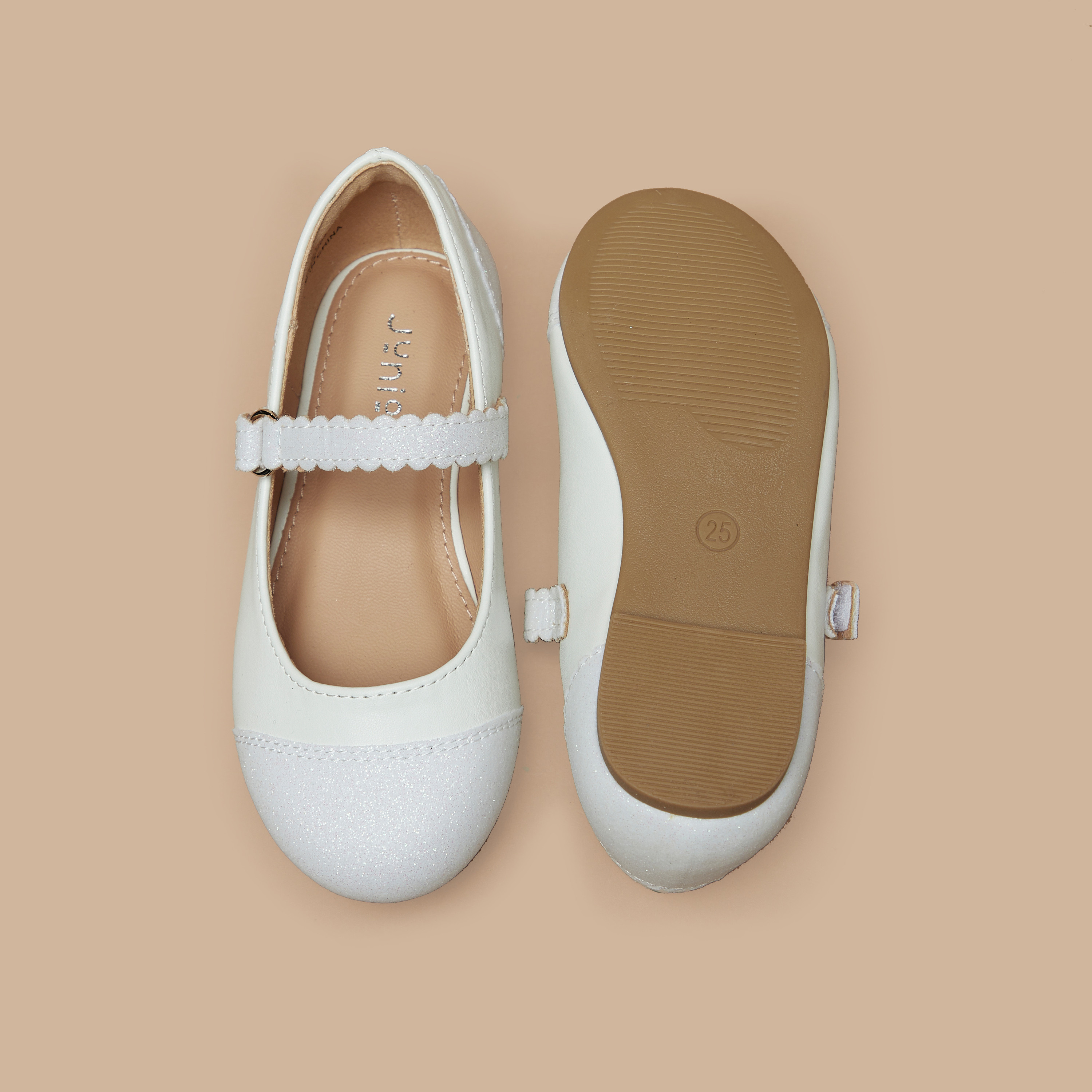 حذاء باليرينا بارز الملمس بشريط إغلاق من جونيورز-girls-shoes-maryjanes-image-4