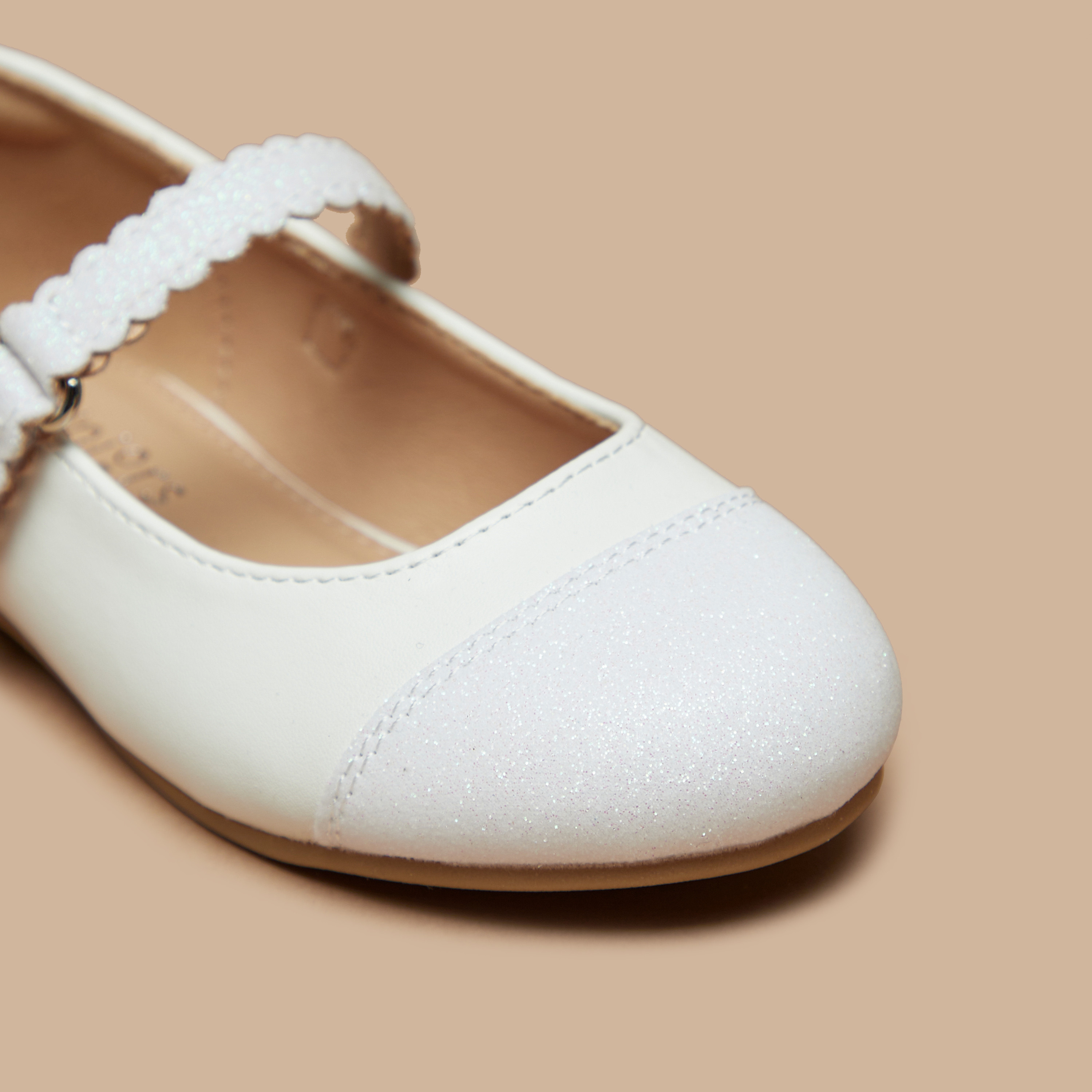 حذاء باليرينا بارز الملمس بشريط إغلاق من جونيورز-girls-shoes-maryjanes-image-5