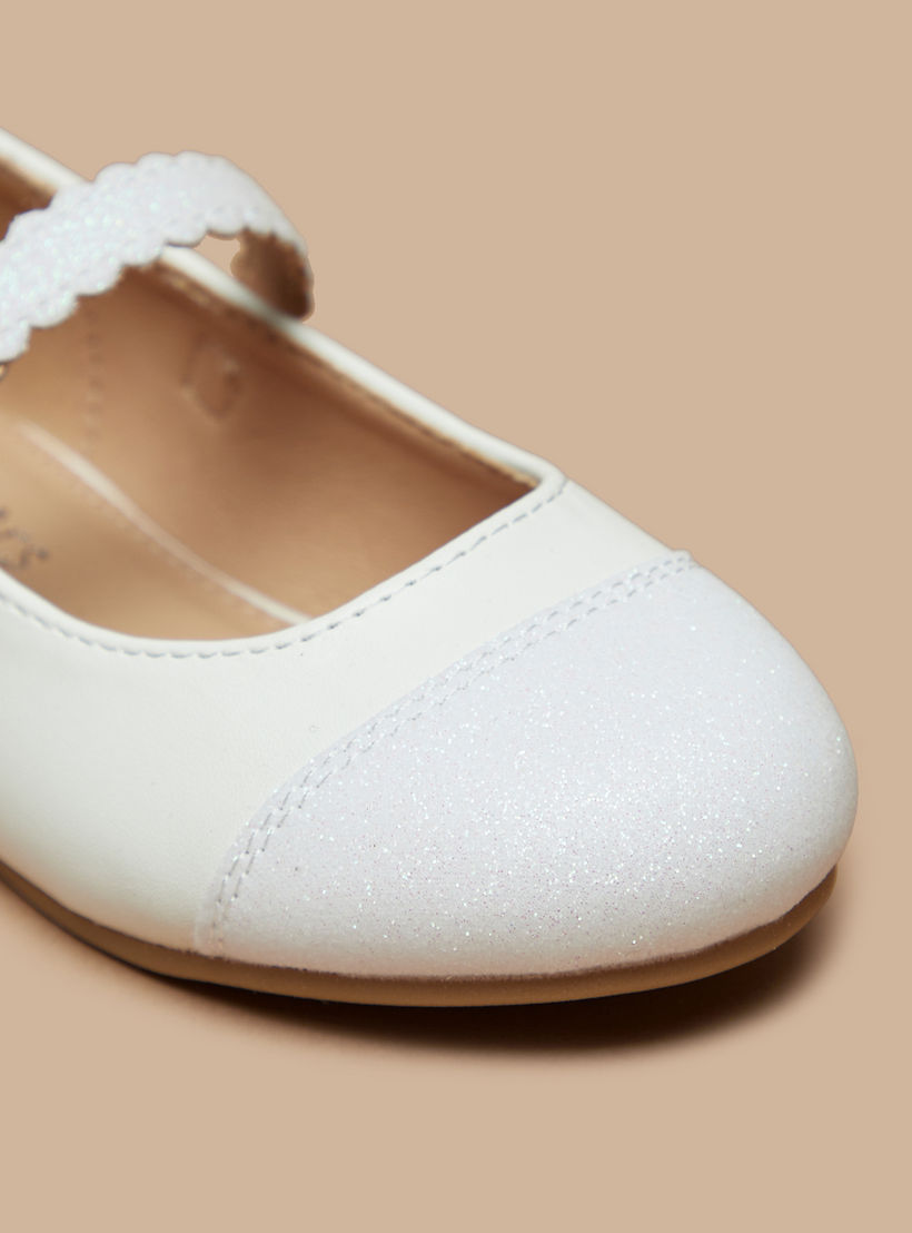 حذاء باليرينا بارز الملمس بشريط إغلاق من جونيورز-girls-shoes-maryjanes-image-5