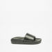Aqua Solid Slip-On Slides-Women%27s Flip Flops & Beach Slippers-thumbnail-2