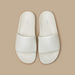 Aqua Solid Slip-On Slides-Women%27s Flip Flops & Beach Slippers-thumbnail-0