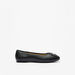 Celeste Women's Accent Detail Slip-On Round Toe Ballerina Shoes-Women%27s Ballerinas-thumbnail-2
