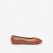 Celeste Women's Accent Detail Slip-On Round Toe Ballerina Shoes-Women%27s Ballerinas-thumbnail-2