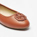 Celeste Women's Accent Detail Slip-On Round Toe Ballerina Shoes-Women%27s Ballerinas-thumbnailMobile-4