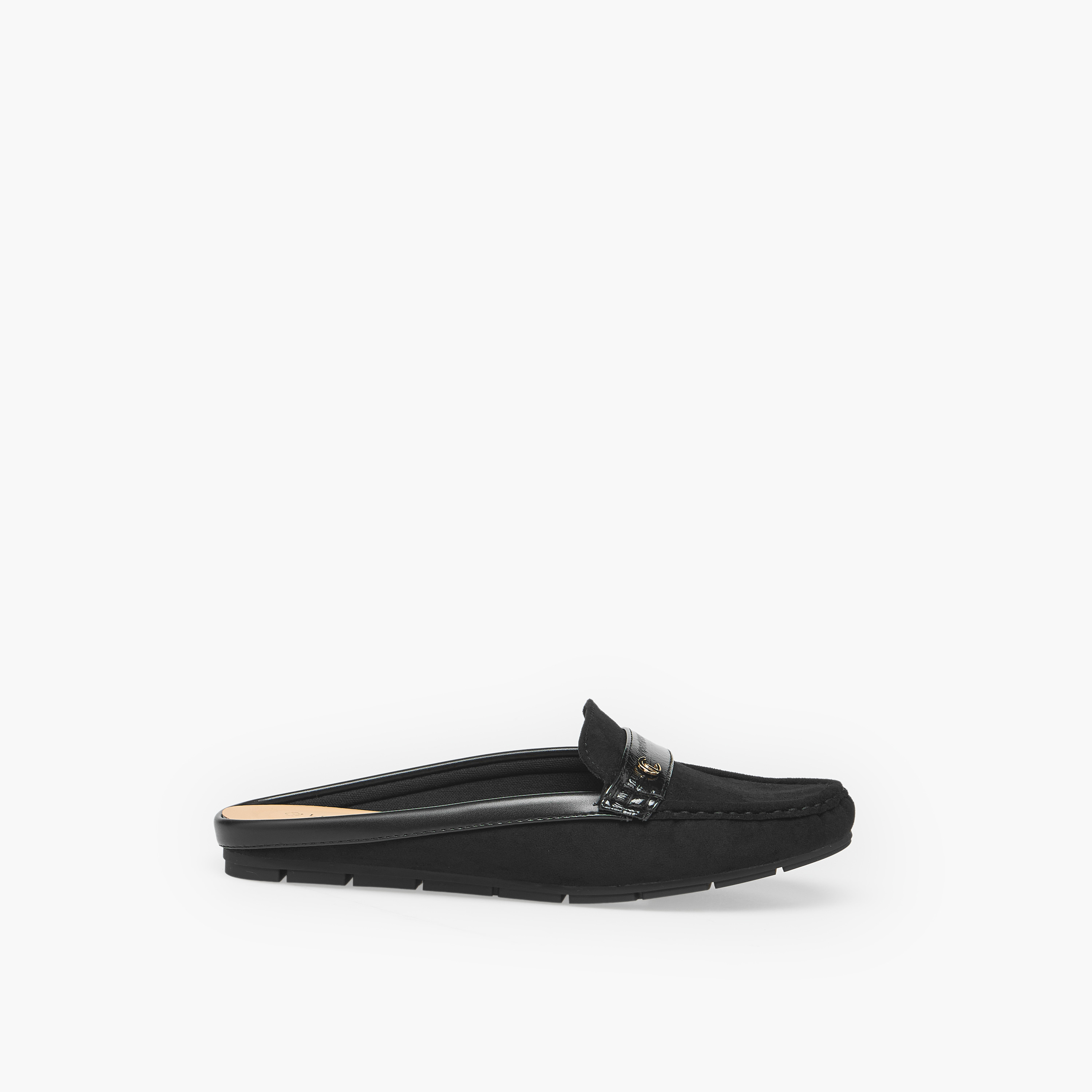 Le Confort Women Suede Slip-On Mules-women-shoes-flats-mules-image-3