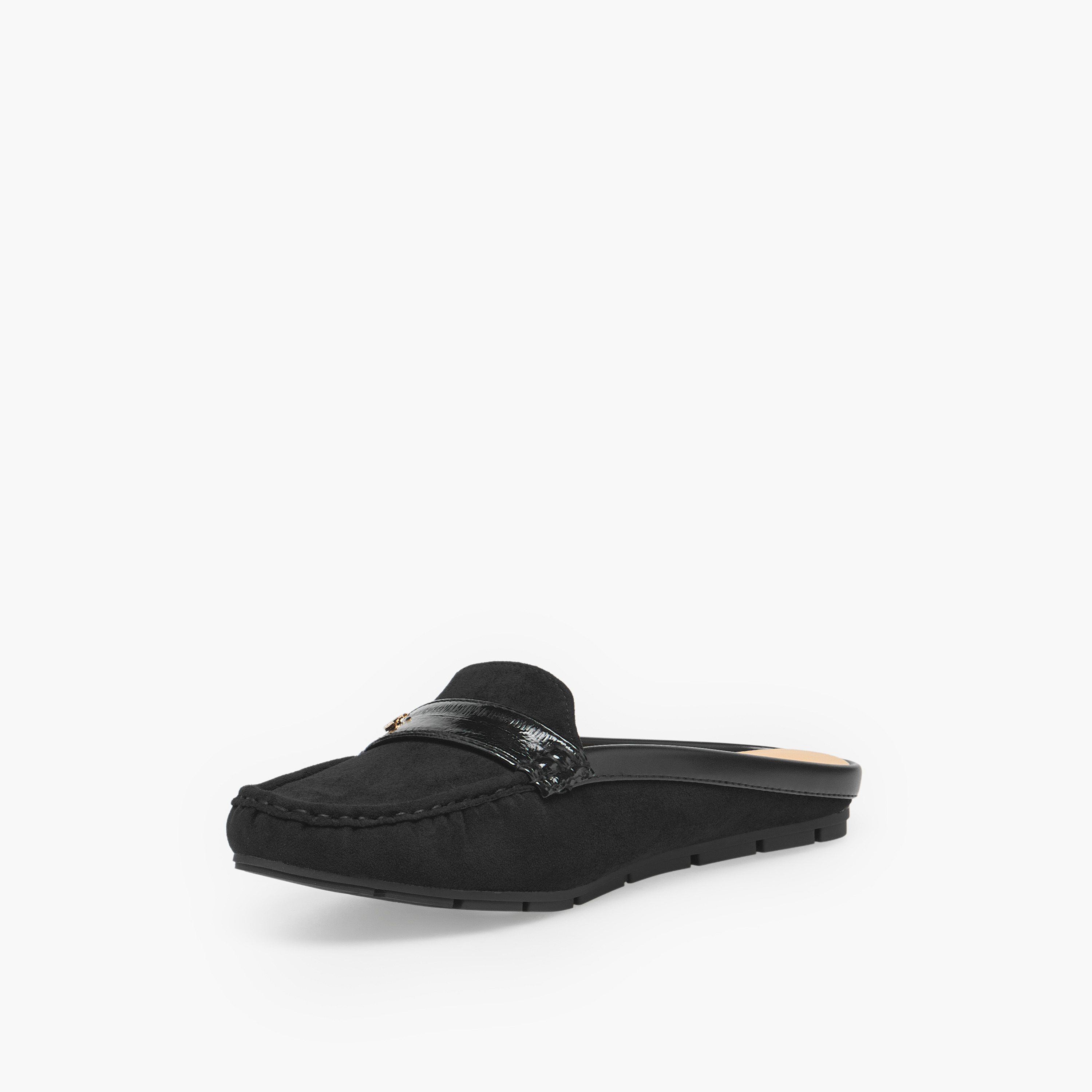 Le Confort Women Suede Slip-On Mules-women-shoes-flats-mules-image-4