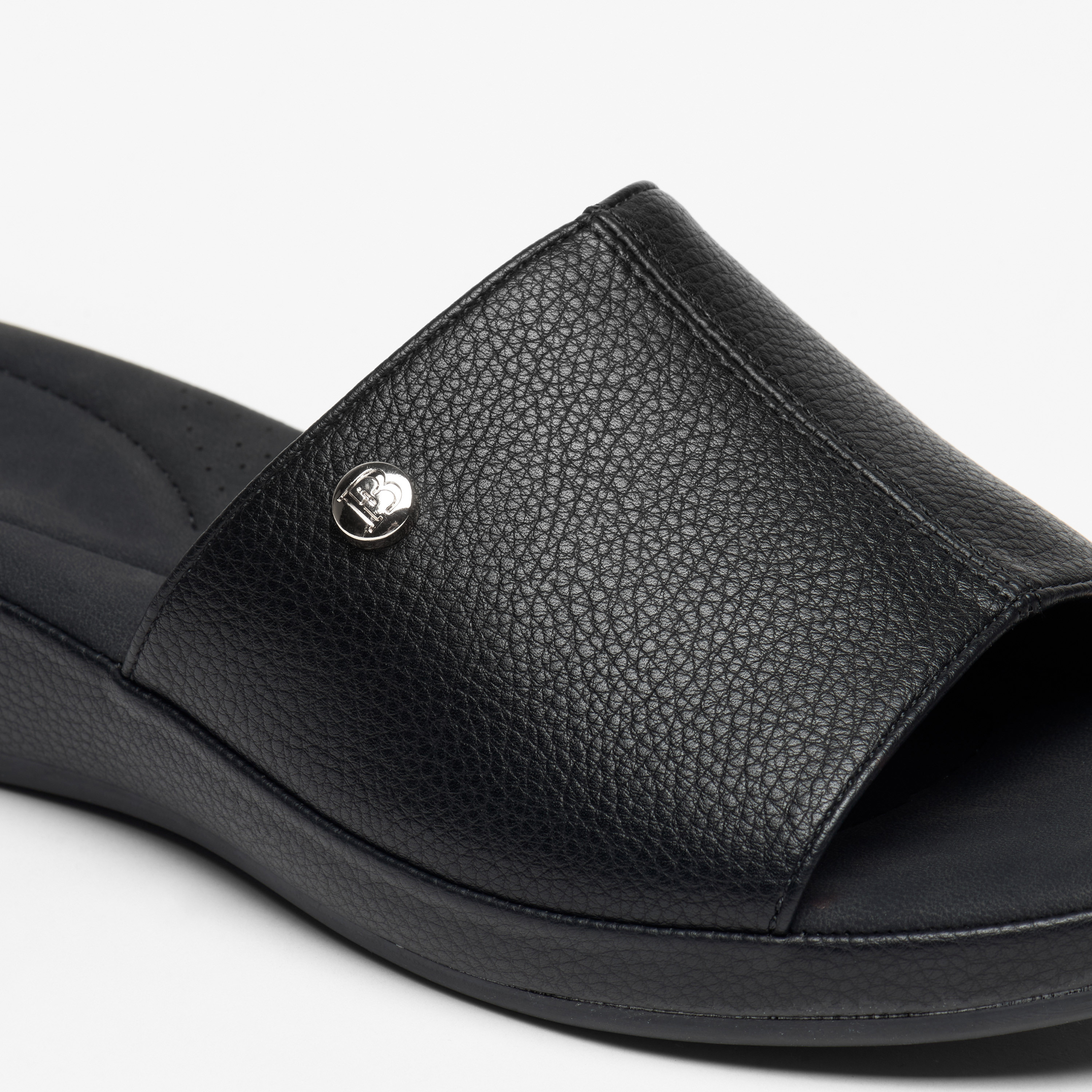 Flora Bella Textured Open Toe Slip-On Sandals with Metallic Trim-women-shoes-flats-sandals-image-10