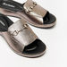 Le Confort Metal Accent Slip-On Flatform Sandals-Women%27s Flat Sandals-thumbnail-2