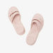 Le Confort Open Toe Slip-On Sandals with Flat Heels-Women%27s Flat Sandals-thumbnailMobile-1
