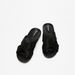 Le Confort Embellished Cross Strap Slip-On Sandals-Women%27s Flat Sandals-thumbnail-2
