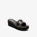 Celeste Women's Chain Accent Slip-On Flatform Sandals-Women%27s Heel Sandals-thumbnailMobile-0