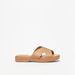 Le Confort Solid Slip-On Sandals-Women%27s Flat Sandals-thumbnail-0
