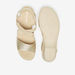 Le Confort Metallic Slip-On Slingback Sandals with Wedge Heels-Women%27s Heel Sandals-thumbnail-6