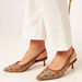 Elle Women's Studded Slingback Pumps with Kitten Heels-Women%27s Heel Shoes-thumbnail-0