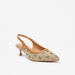 Elle Women's Studded Slingback Pumps with Kitten Heels-Women%27s Heel Shoes-thumbnailMobile-1