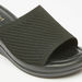 Le Confort Textured Slip-On Sandals with Wedge Heels-Women%27s Heel Sandals-thumbnailMobile-5