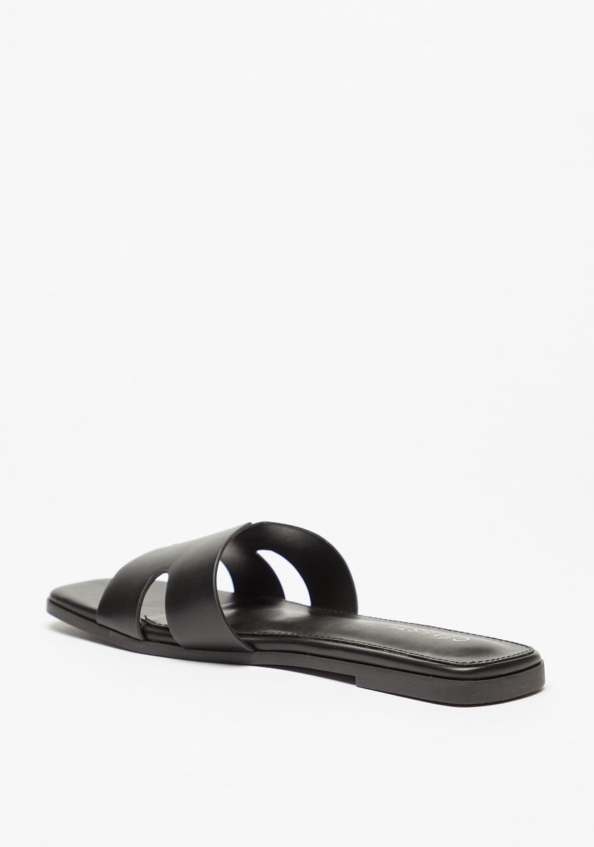 Celeste Women's Cutout Detail Slip-On Sandals-Women%27s Flat Sandals-image-1