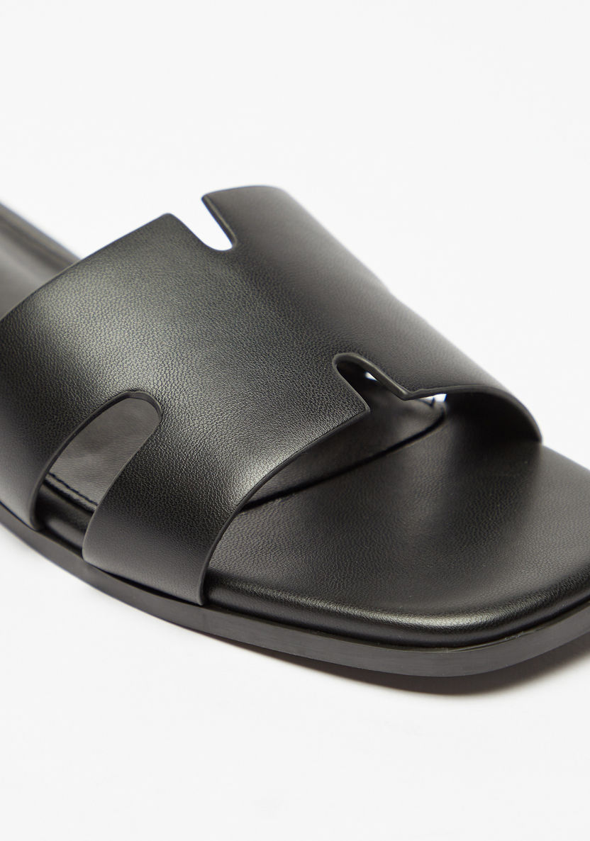Celeste Women's Cutout Detail Slip-On Sandals-Women%27s Flat Sandals-image-4