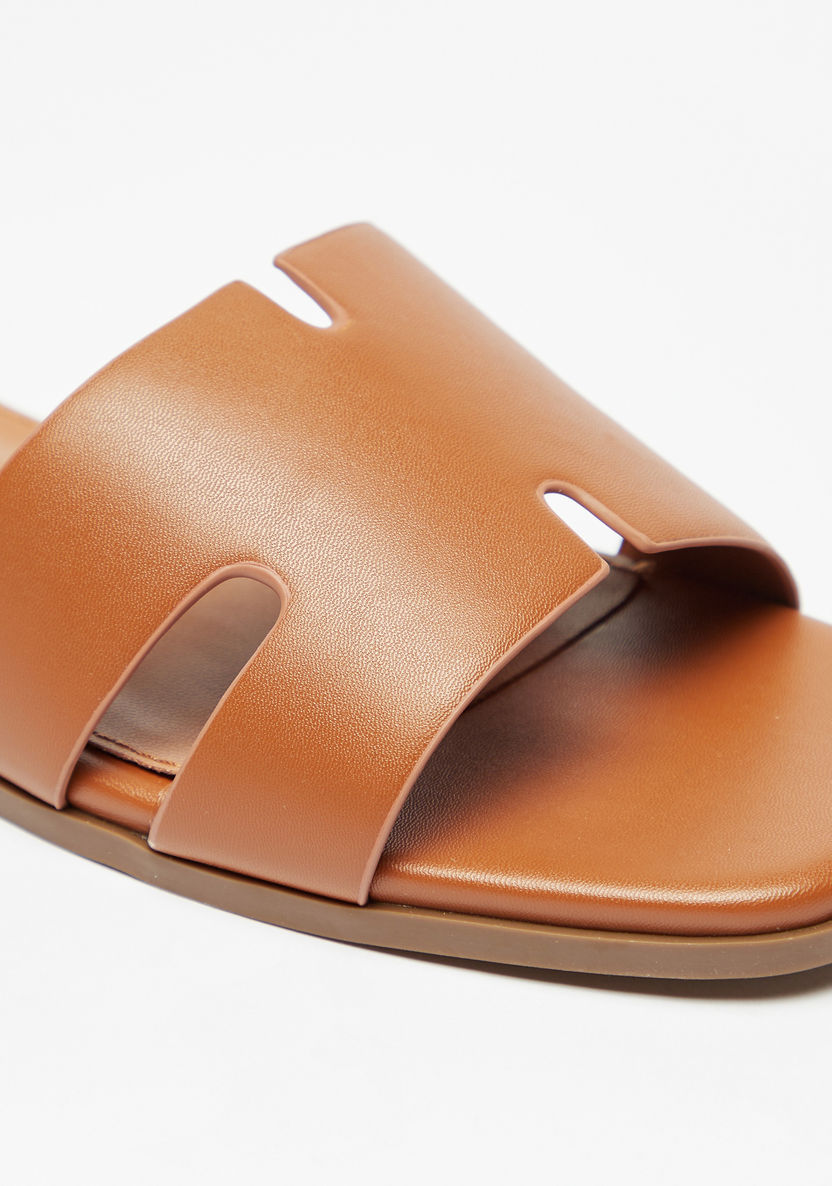 Celeste Women's Cutout Detail Slip-On Sandals-Women%27s Flat Sandals-image-4