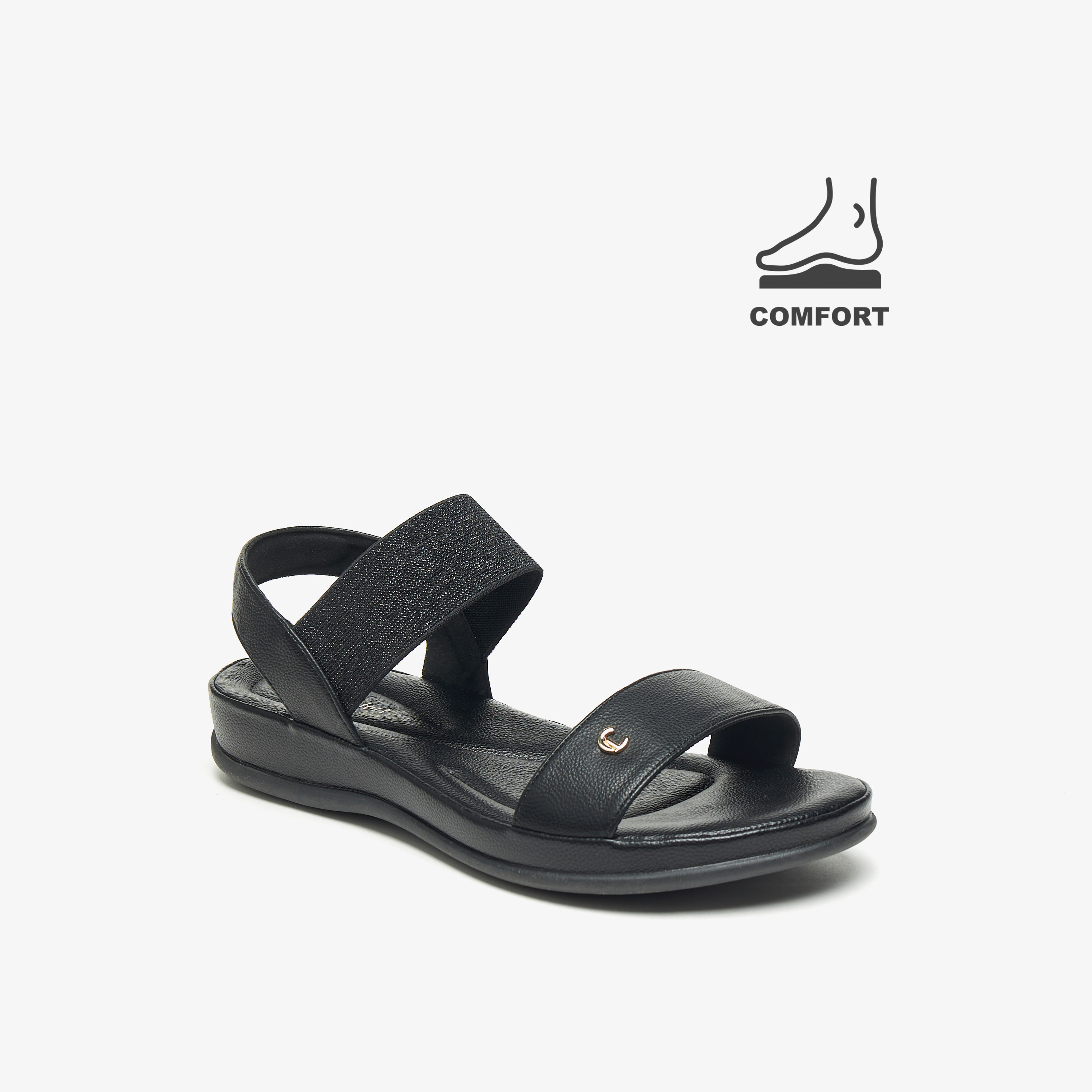 صندل مريح سهل الارتداء بأحزمة من لو كونفورت-women-shoes-flats-sandals-image-1