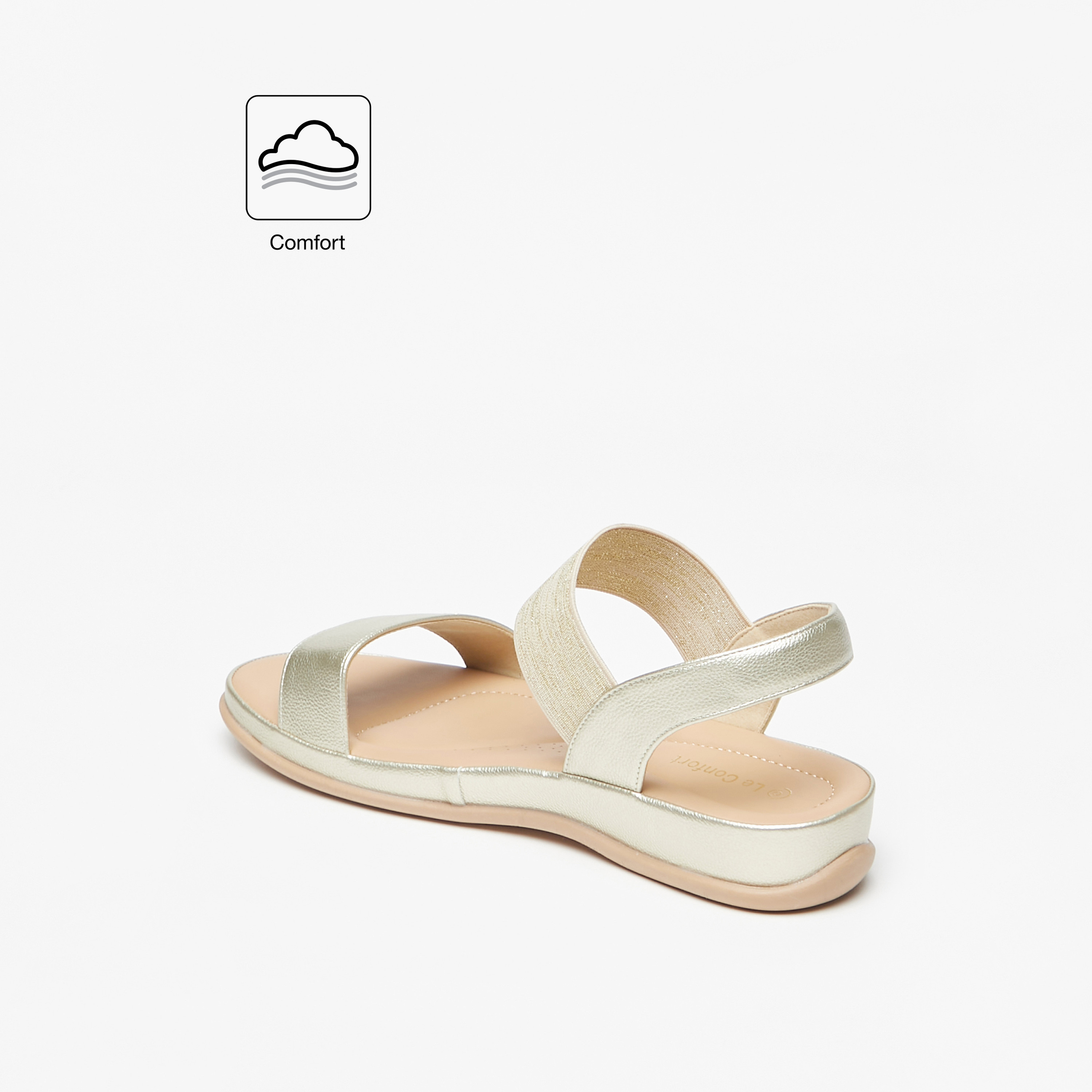 Le Confort Strappy Slip-On Comfort  Sandals-women-shoes-flats-sandals-image-2