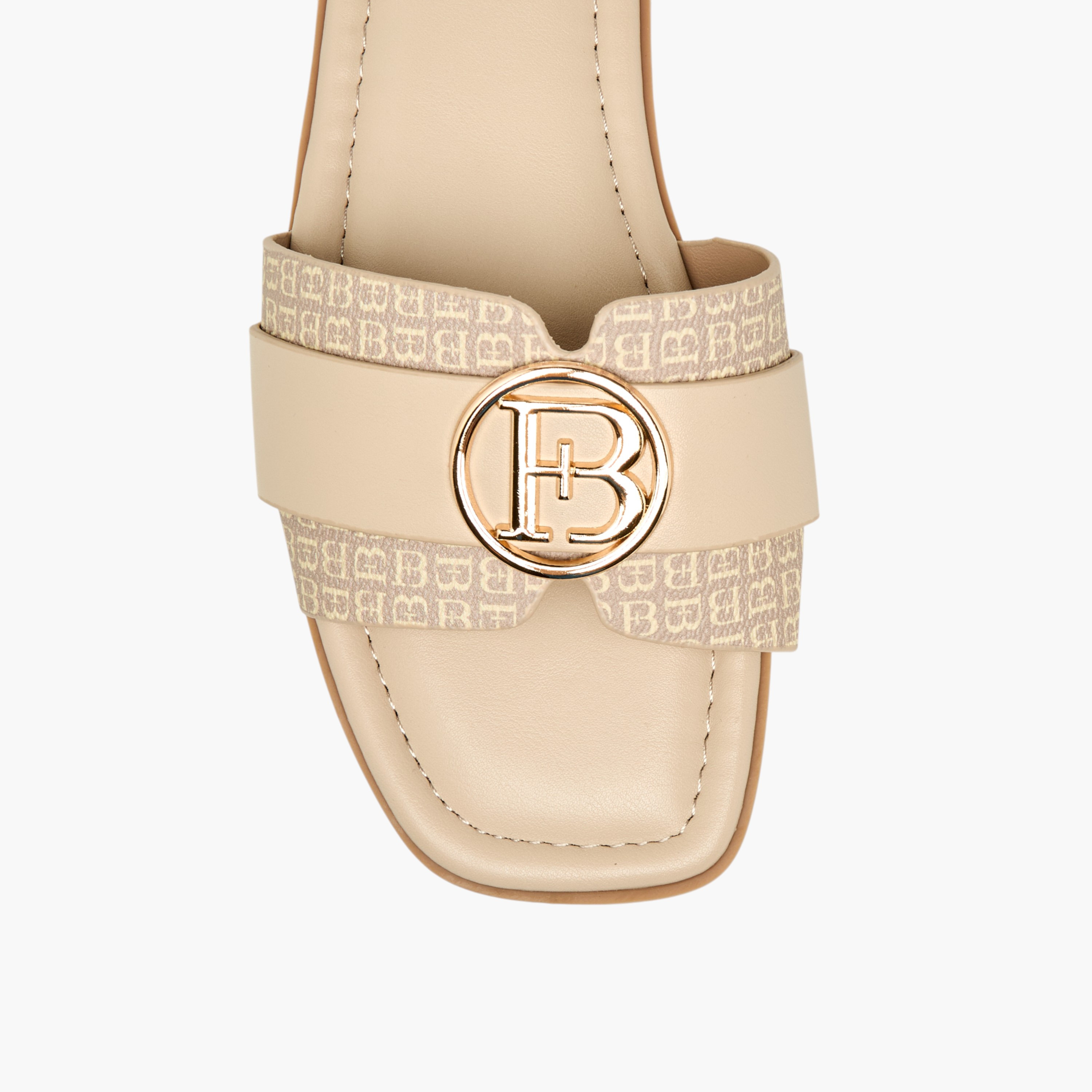 Flora Bella Women Monogram Print Slides-women-shoes-flats-sandals-image-4