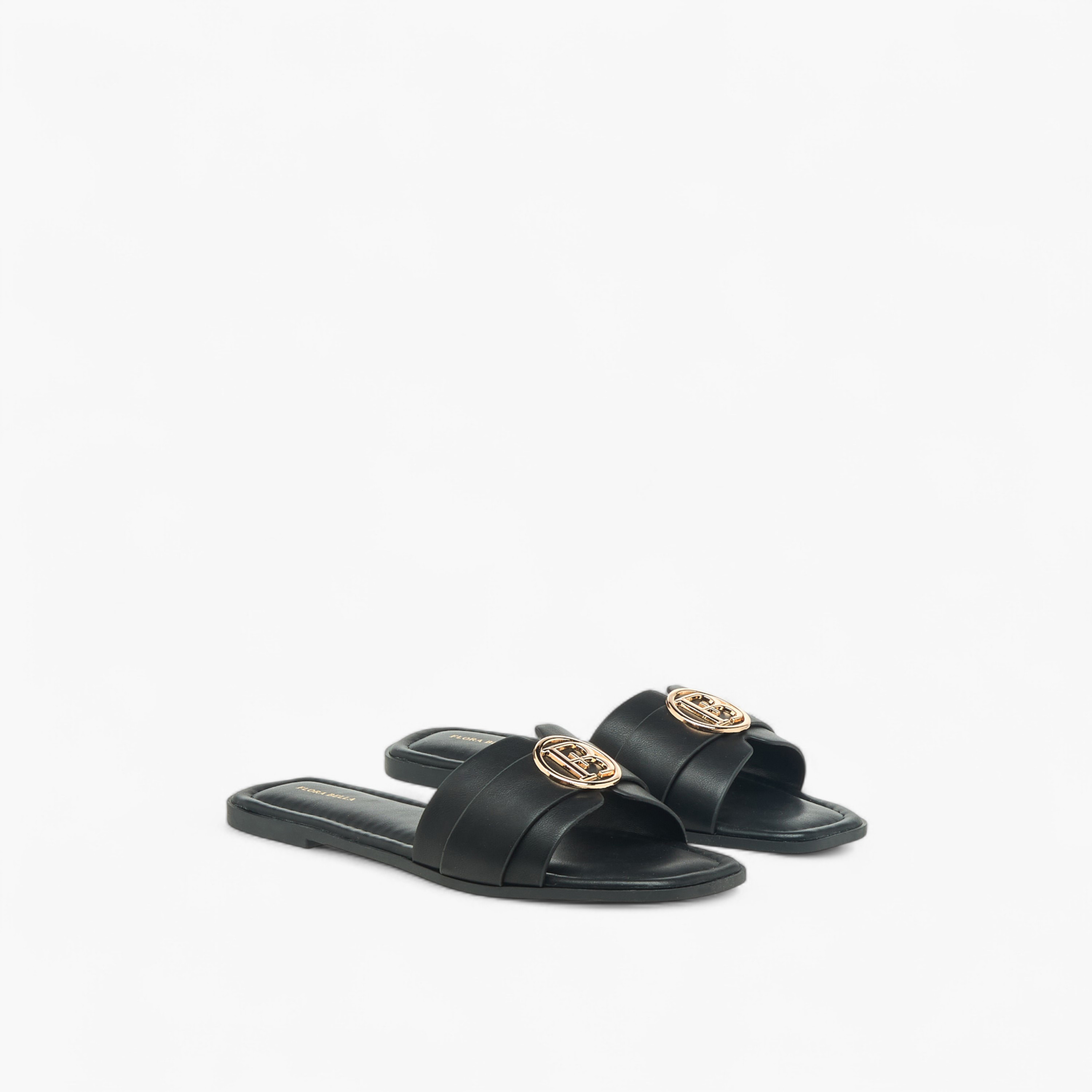 Flora Bella Women Logo Accent Slides-women-shoes-flats-sandals-image-1