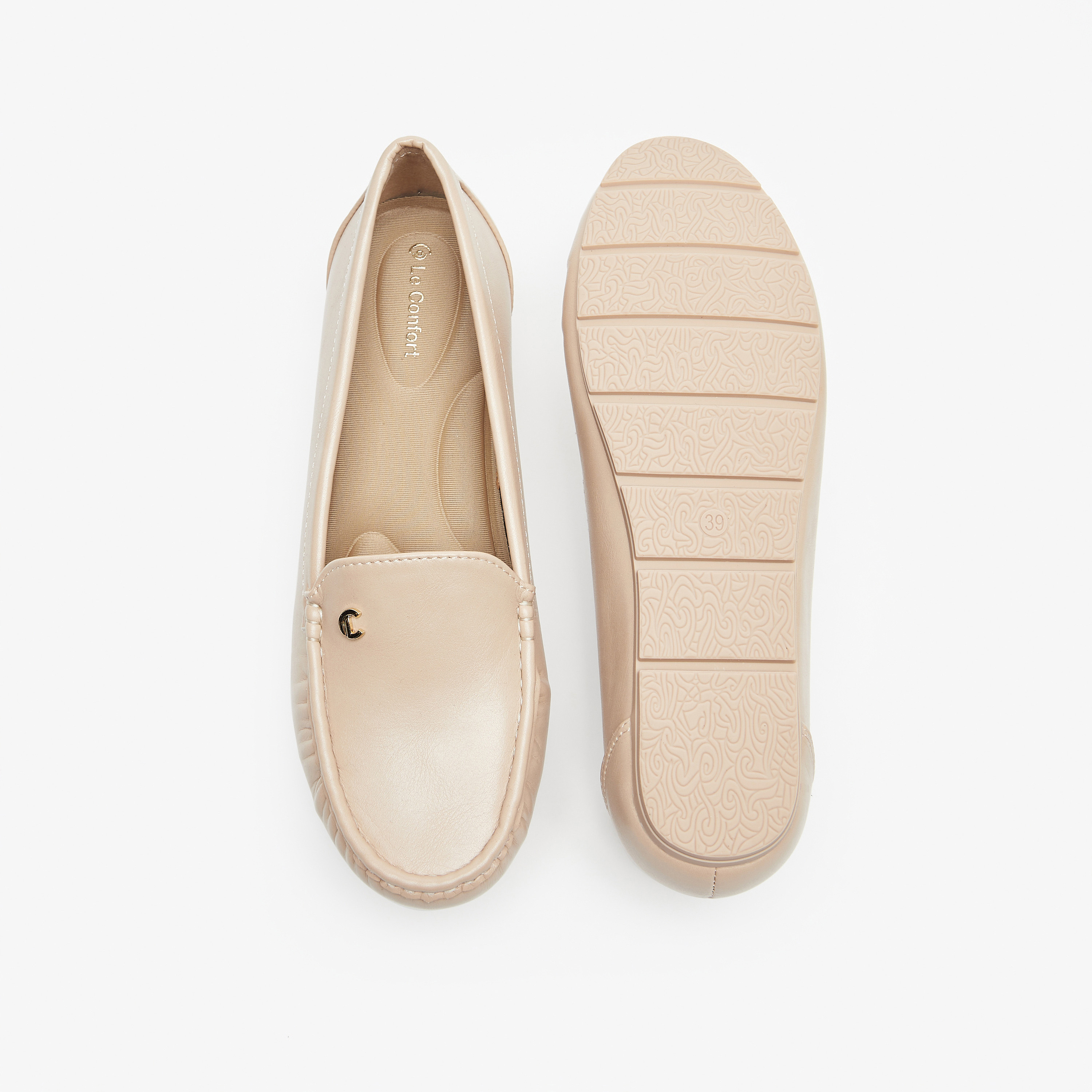 حذاء سهل الارتداء بارز الملمس من لو كونفورت-women-shoes-flats-loafers-image-10