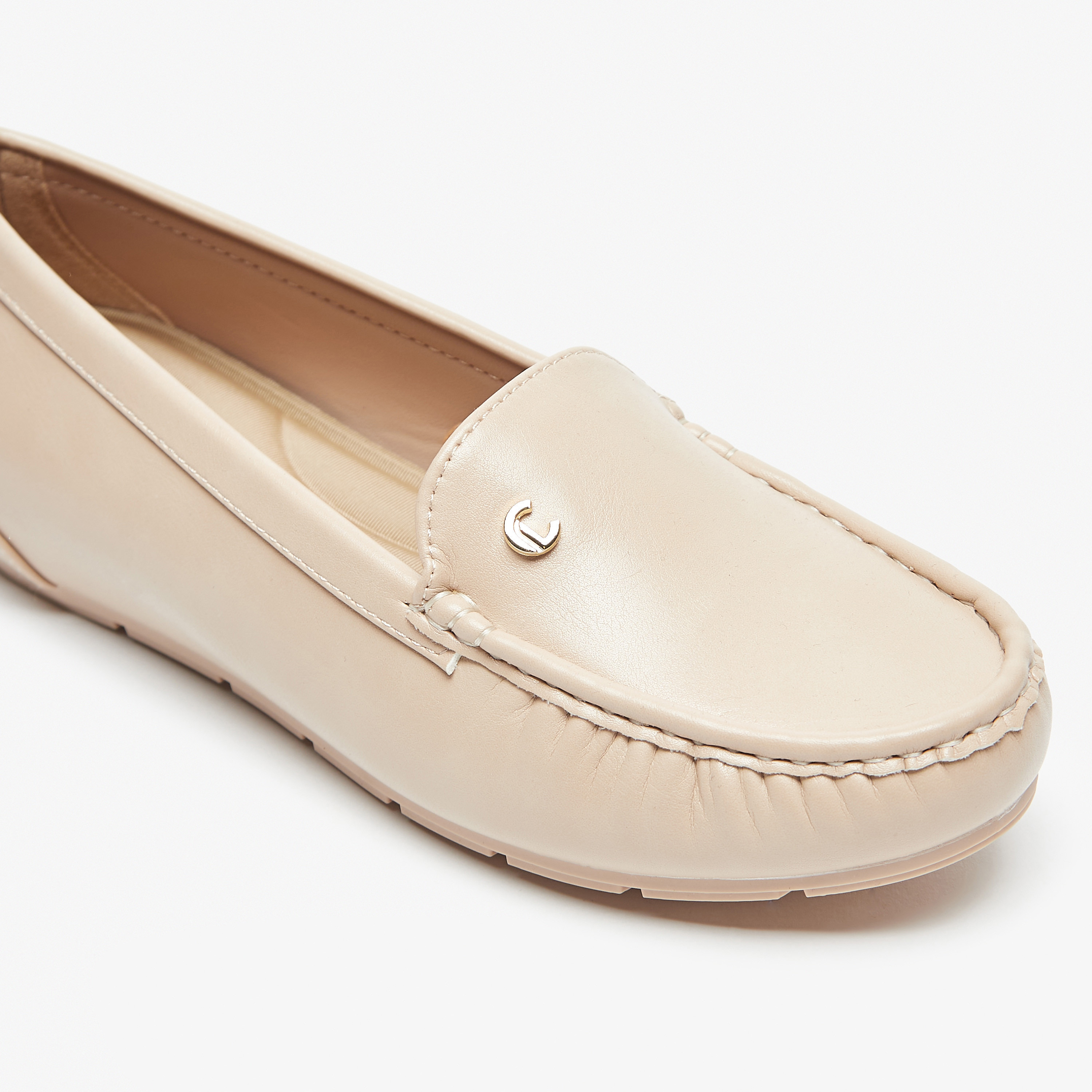 حذاء سهل الارتداء بارز الملمس من لو كونفورت-women-shoes-flats-loafers-image-11