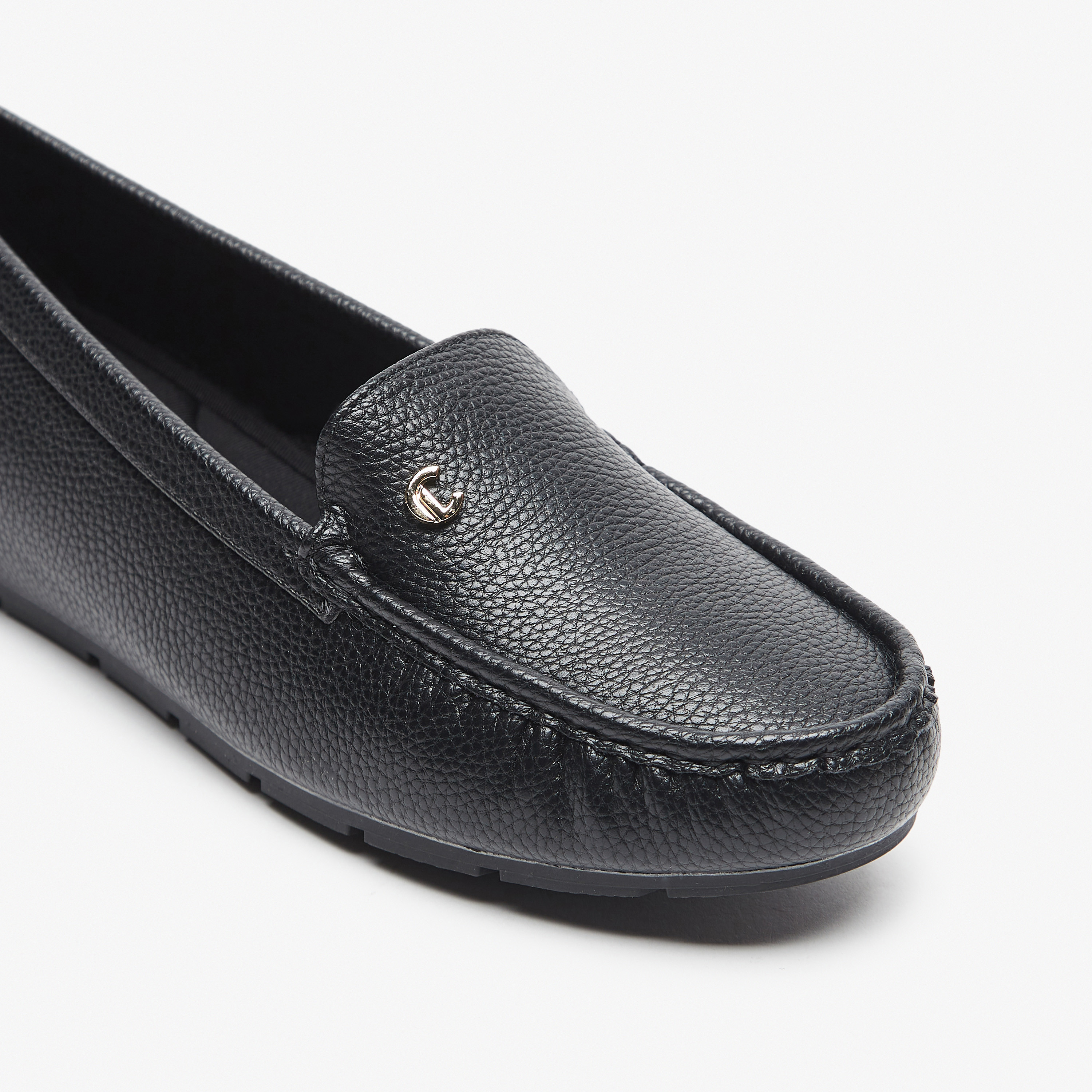 حذاء سهل الارتداء بارز الملمس من لو كونفورت-women-shoes-flats-loafers-image-5