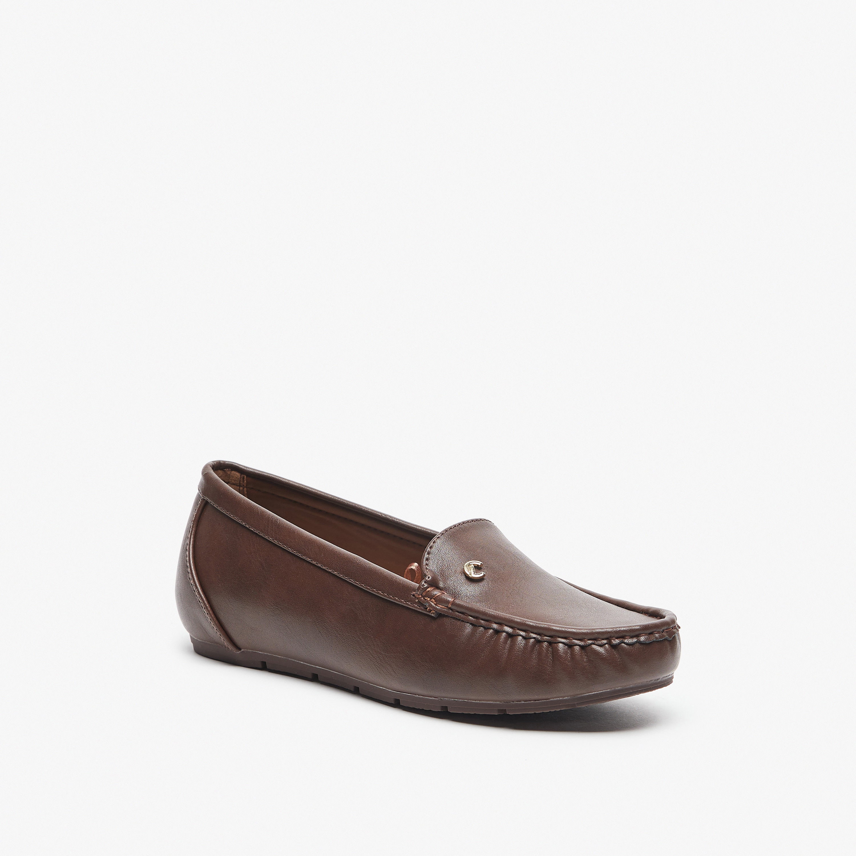 حذاء سهل الارتداء بارز الملمس من لو كونفورت-women-shoes-flats-loafers-image-1