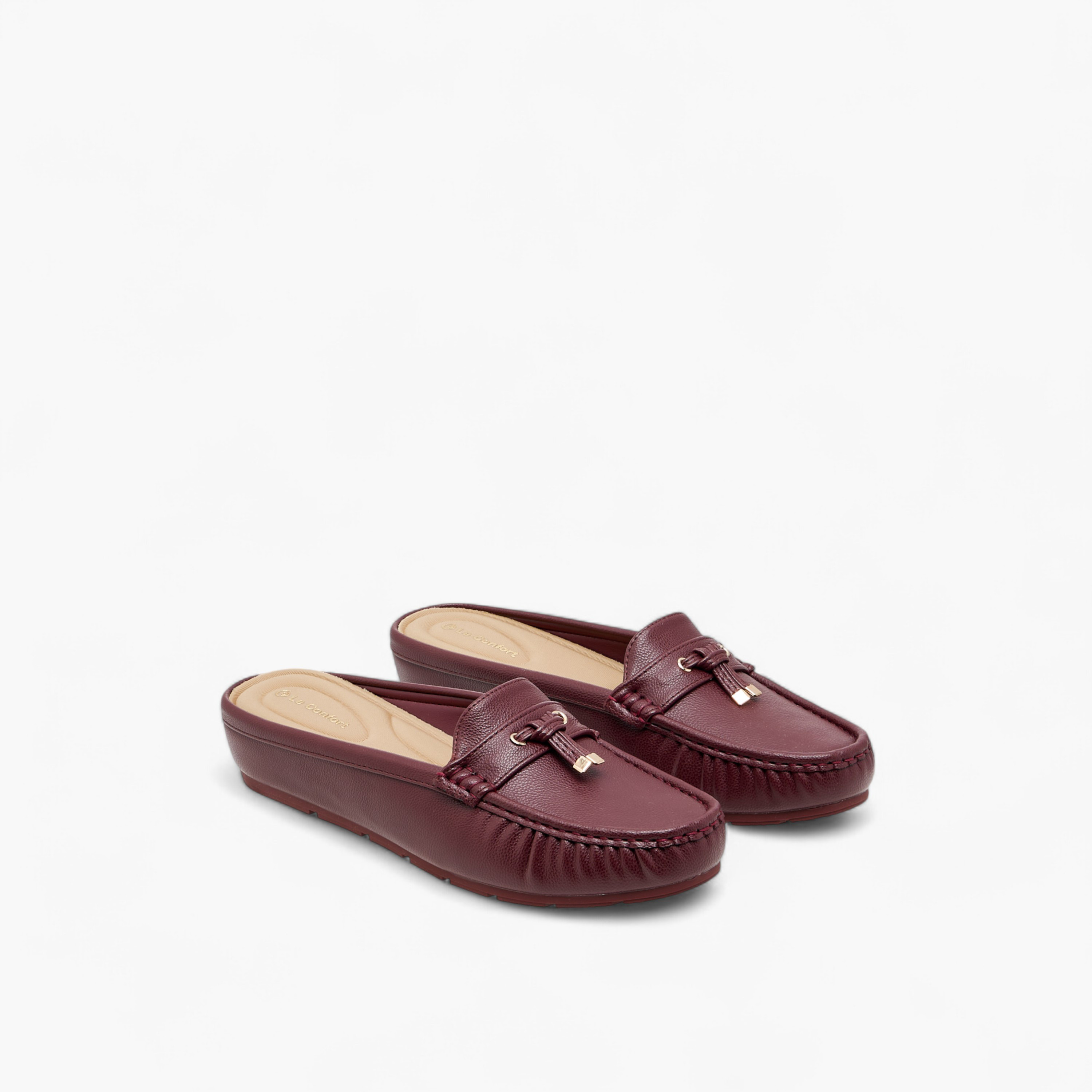 Le Confort Wedge Heel Slip-On Mules-women-shoes-loafersandmoccasins-image-1