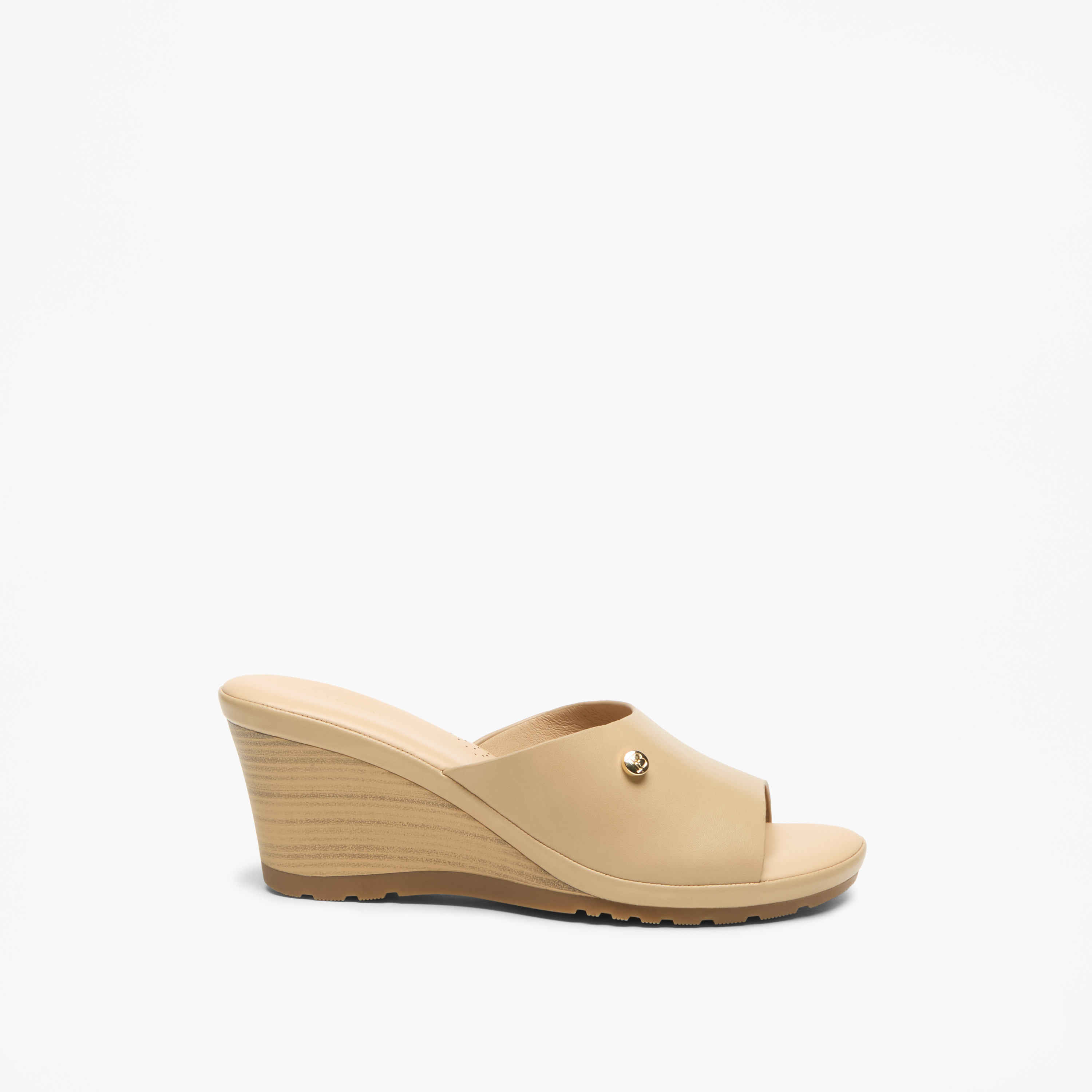 Flora Bella Logo Accent Slip-On Sandals with Wedge Heels-women-shoes-sandals-heeled-image-2
