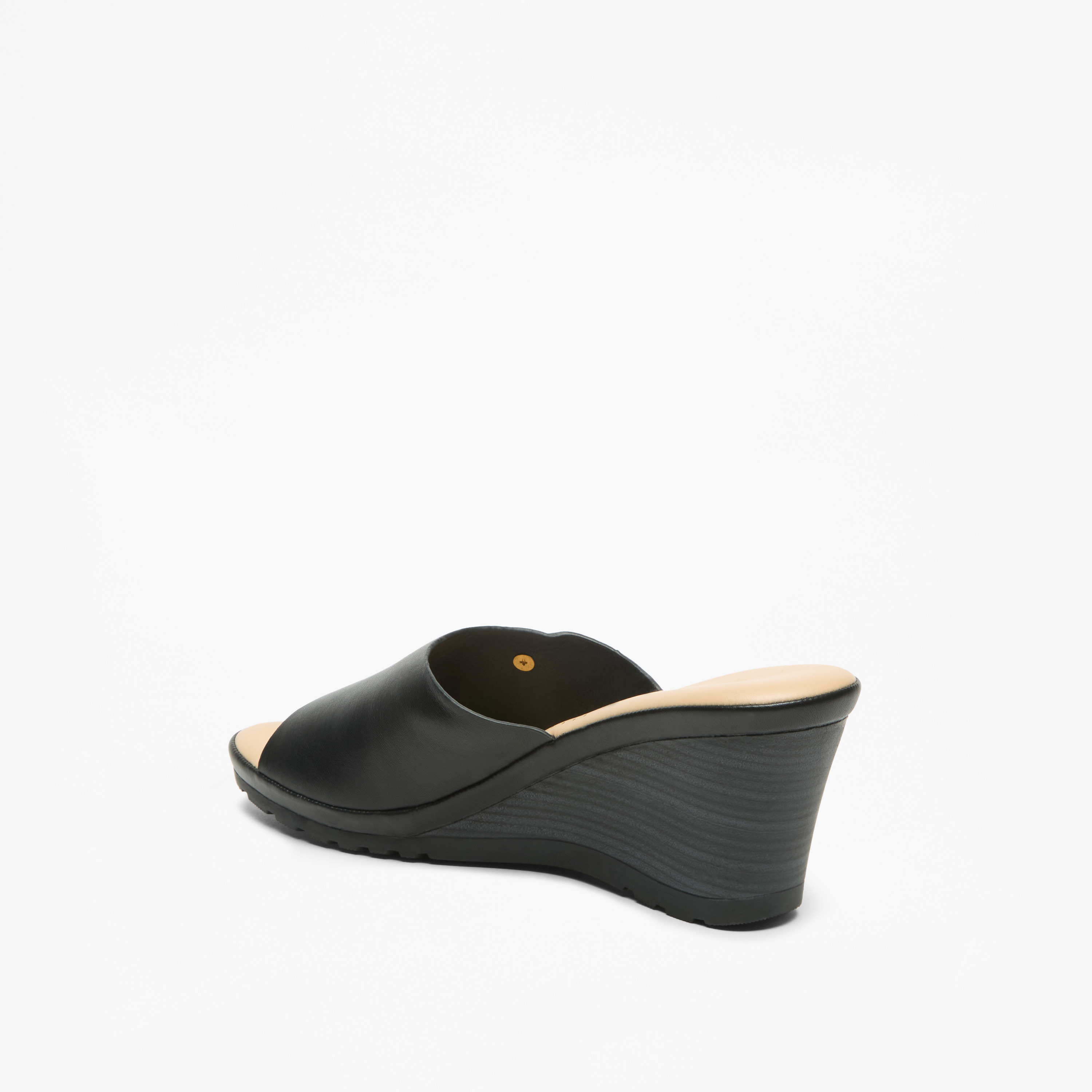 Flora Bella Logo Accent Slip-On Sandals with Wedge Heels-women-shoes-sandals-heeled-image-7