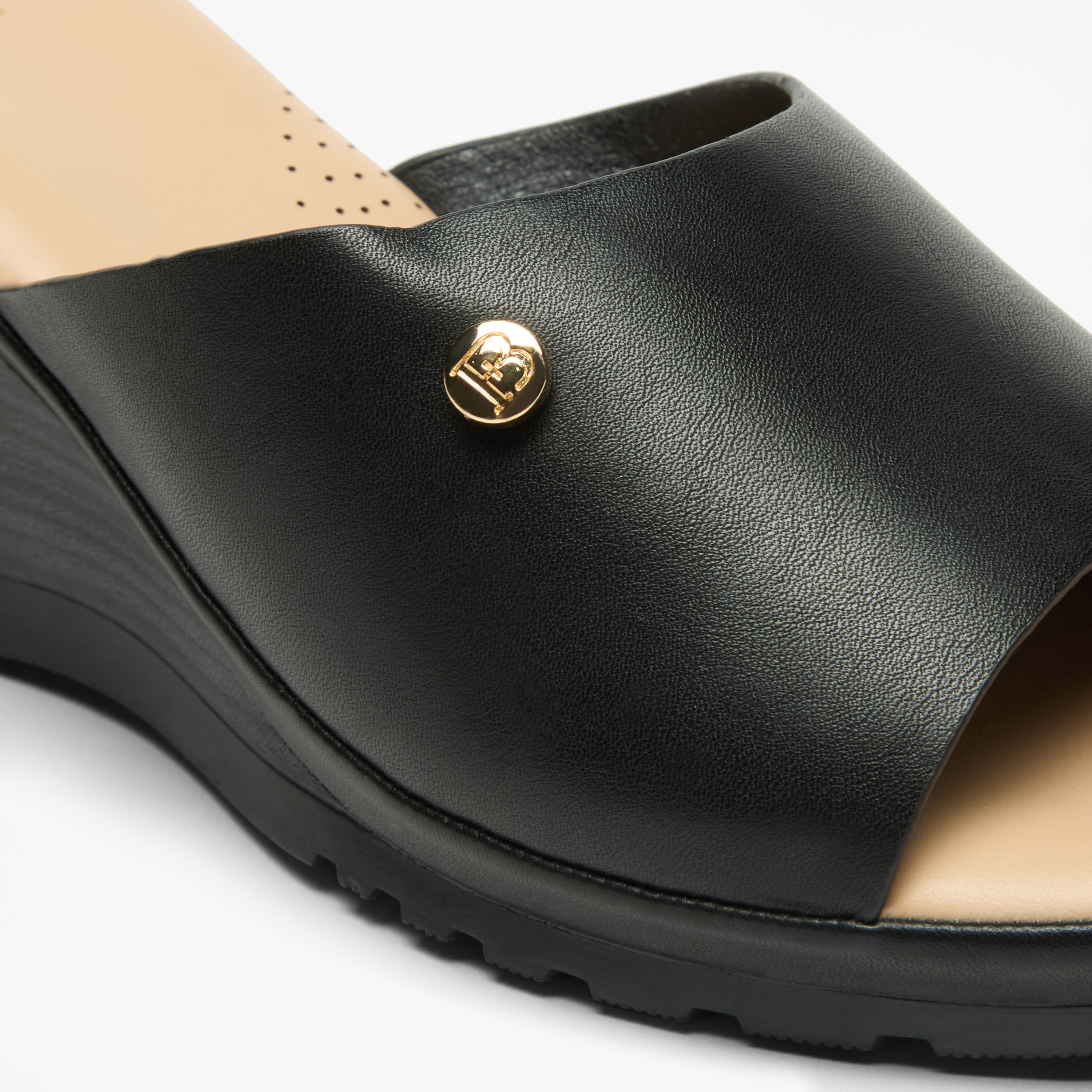 Flora Bella Logo Accent Slip-On Sandals with Wedge Heels-women-shoes-sandals-heeled-image-10