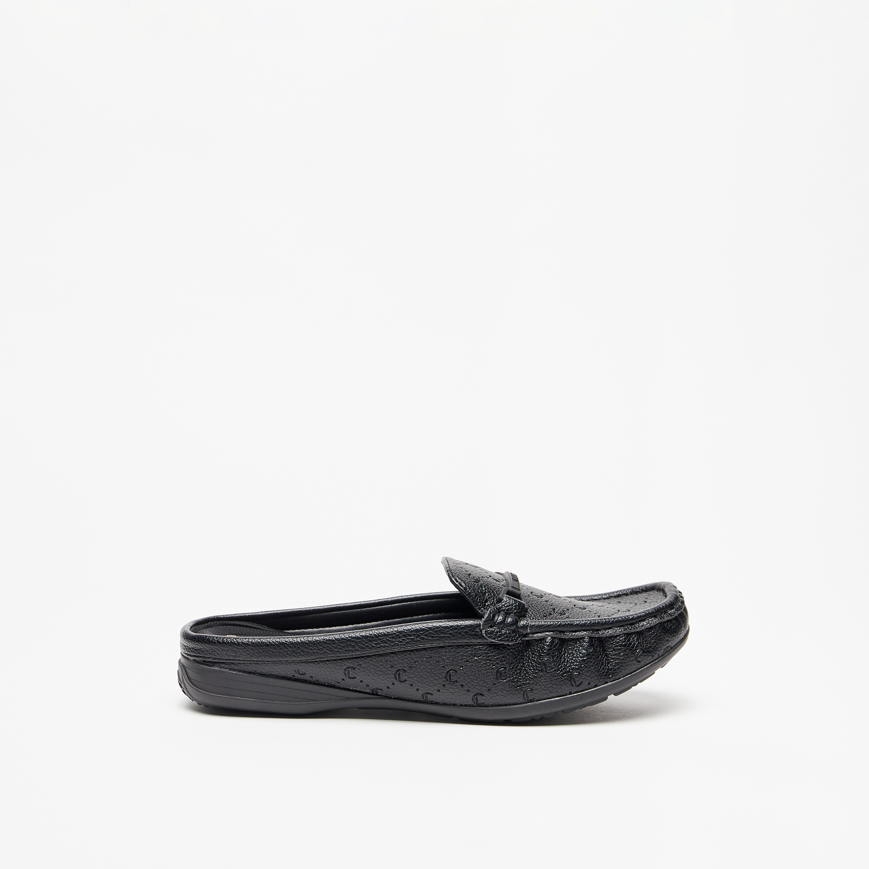 Le Confort Monogram Embossed Slip-On Mules-women-shoes-loafersandmoccasins-image-3