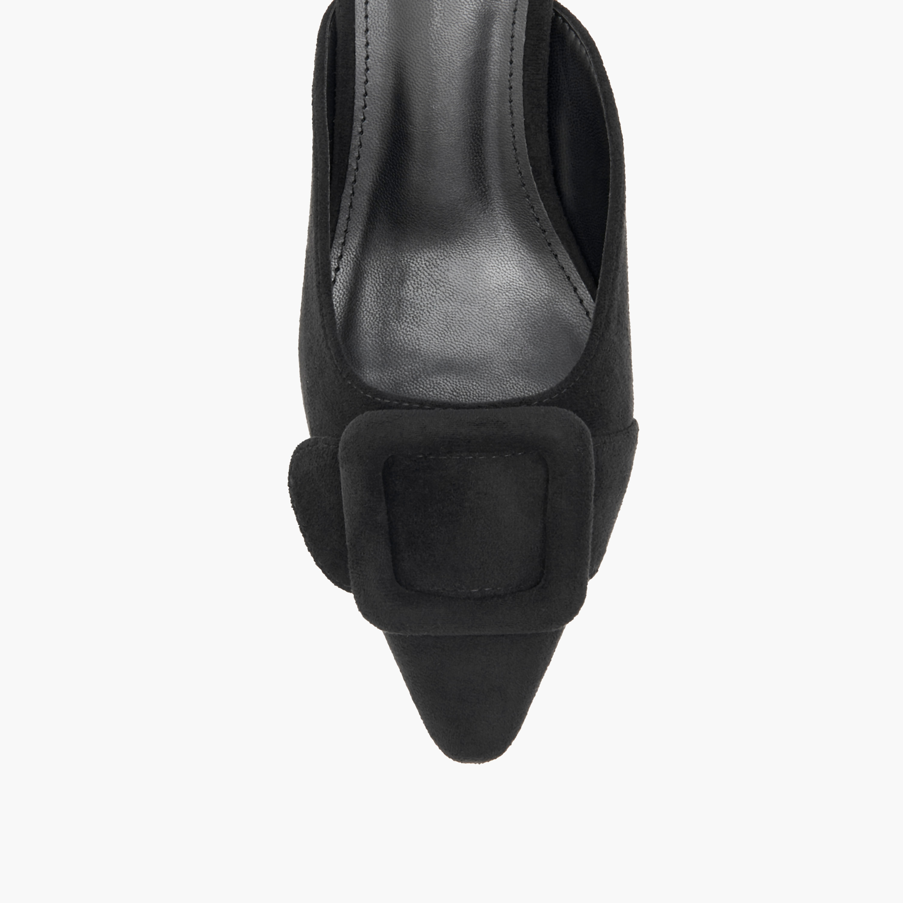 Flora Bella Textured Pointed Toe Sandals with Buckle Detail and Kitten Heels-women-shoes-heels-image-9