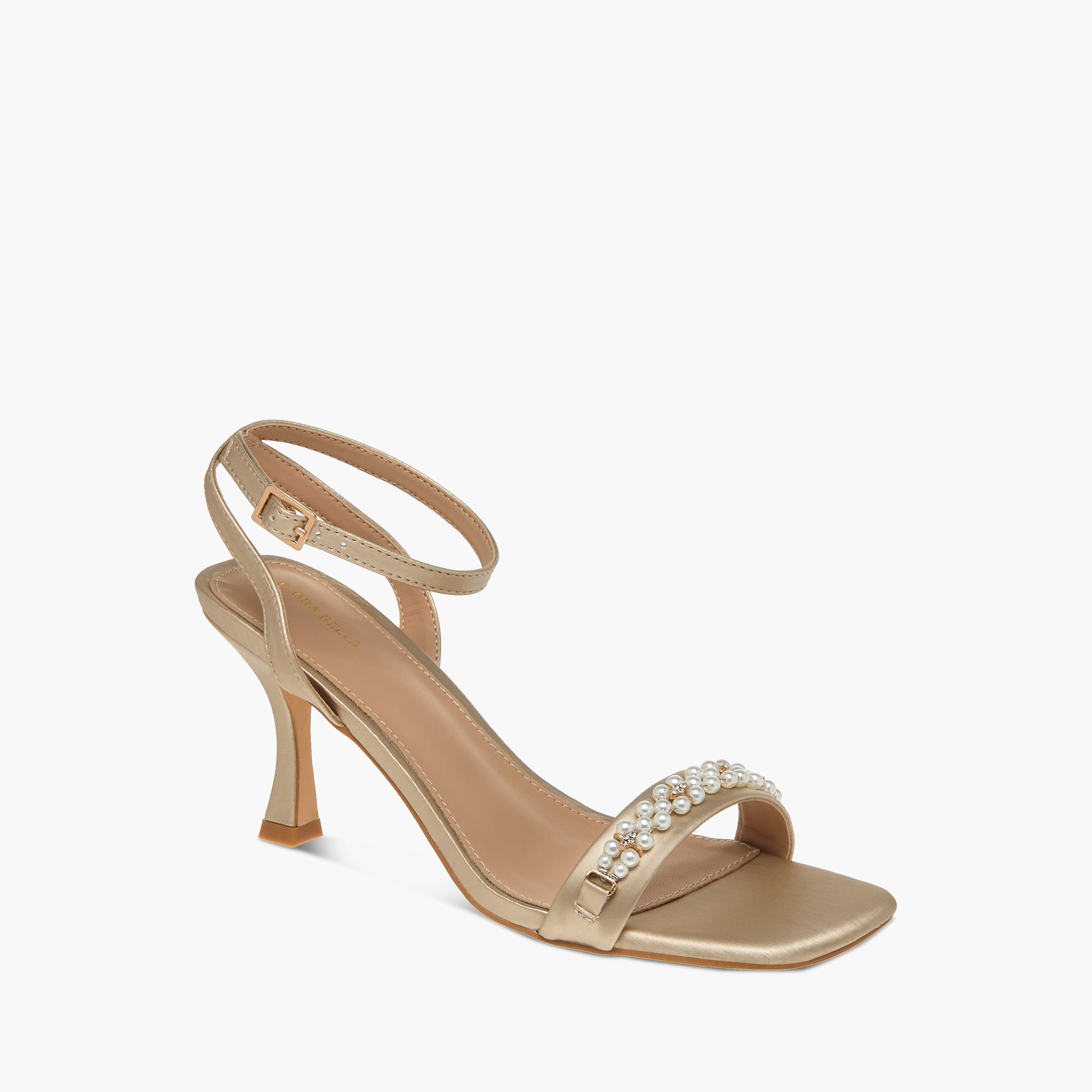 Flora Bella Pearl Embellished Slip-On Stiletto Sandals with Buckle Closure-women-shoes-sandals-heeled-image-7