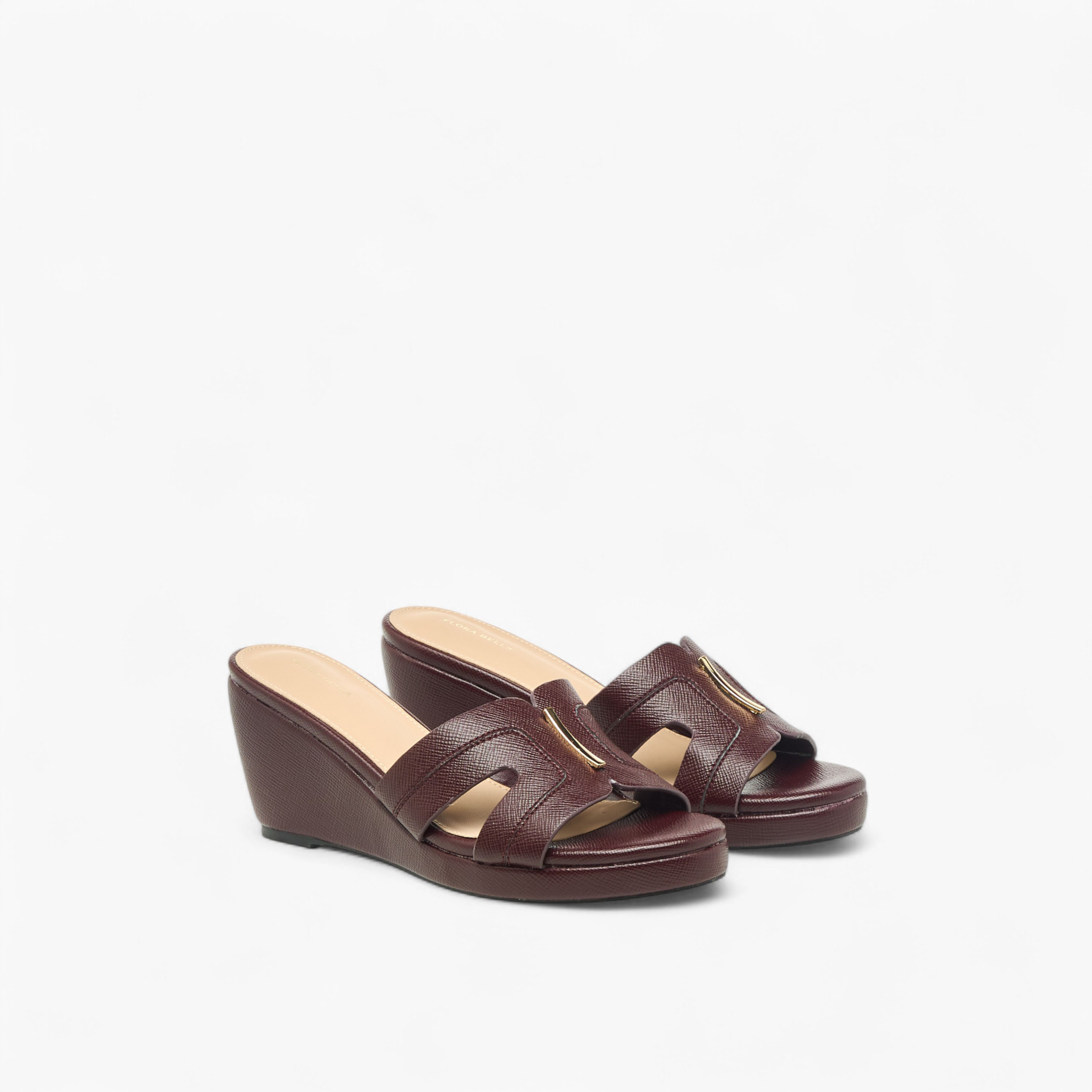 Flora Bella Womens Cutout Detail Wedge Heel Sandals-women-shoes-sandals-heeled-image-1